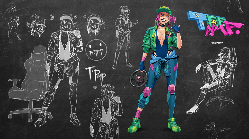 tvorba maskot kresleny ilustrace 2d 3d motion avatar od michael petrus studio artblock | artBlock