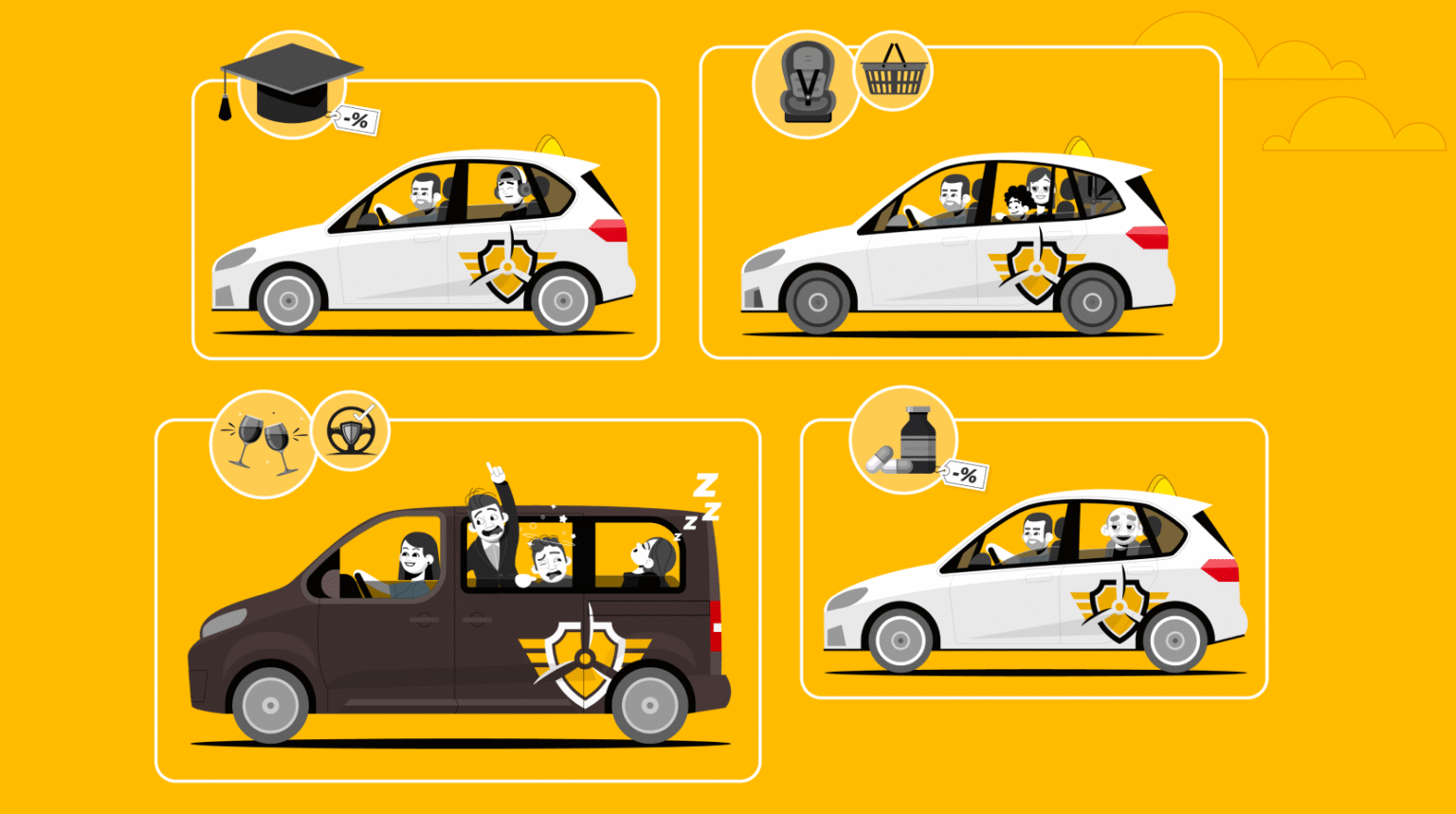 mayday taxi auta | artBlock