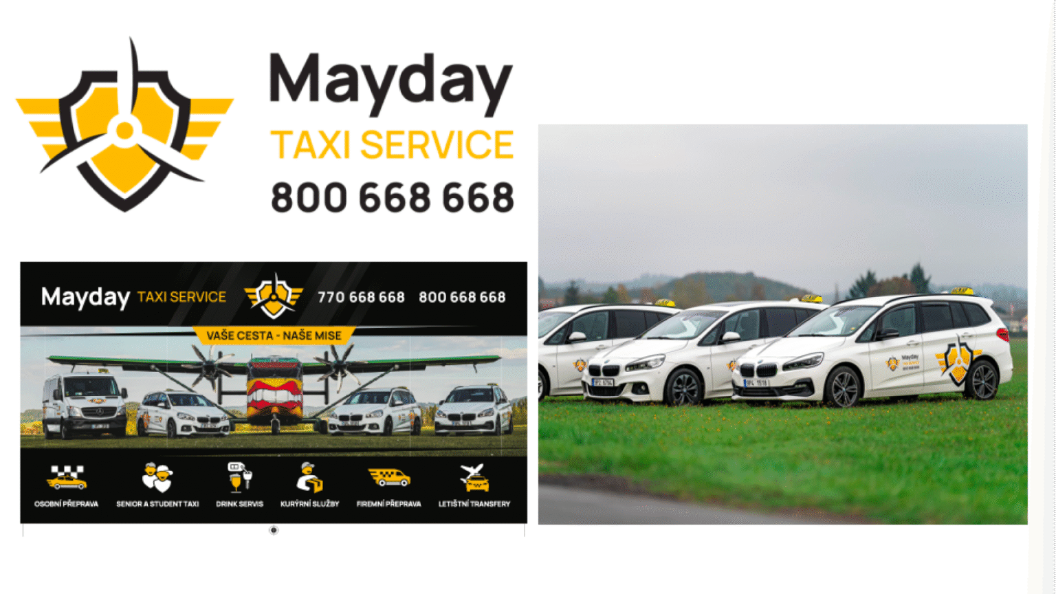 mayday taxi moodboard | artBlock