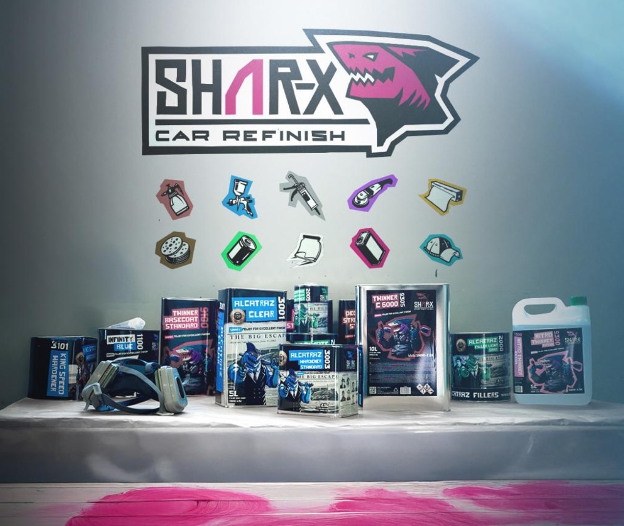 sharx produkty ilustrace 2D | artBlock