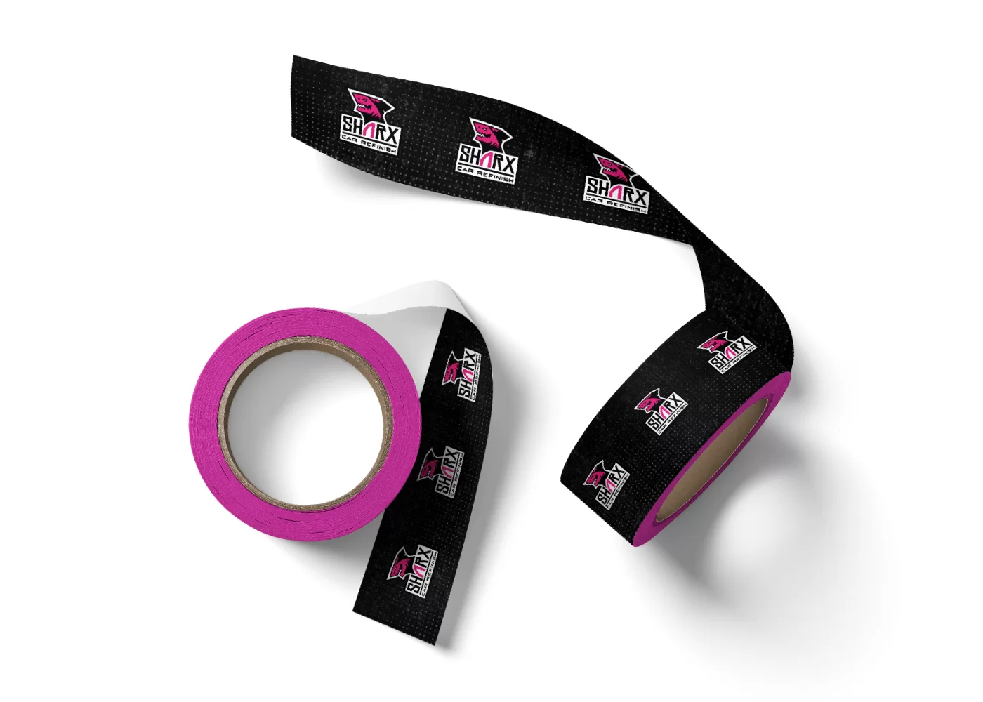 top view packaging roll paper duct tape mockup template 660d2df052a584142413c23f | artBlock